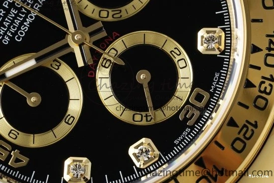 MiroTime 0228 Daytona 116508 BTF 1:1 Best Edition Black Diamonds Dial on YG Bracelet SA Sporty 2151